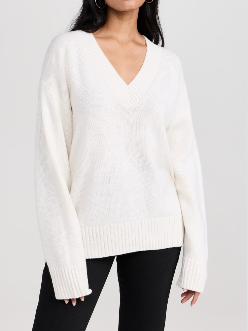 Reformation
Jadey Oversized V Neck Sweater